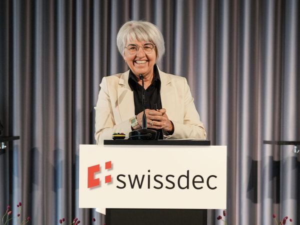 La conseillère fédérale Baume-Schneider au forum Swissdec