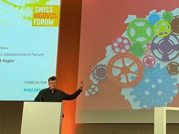 Marcel Kessler au Swiss eGovernment Forum 2023